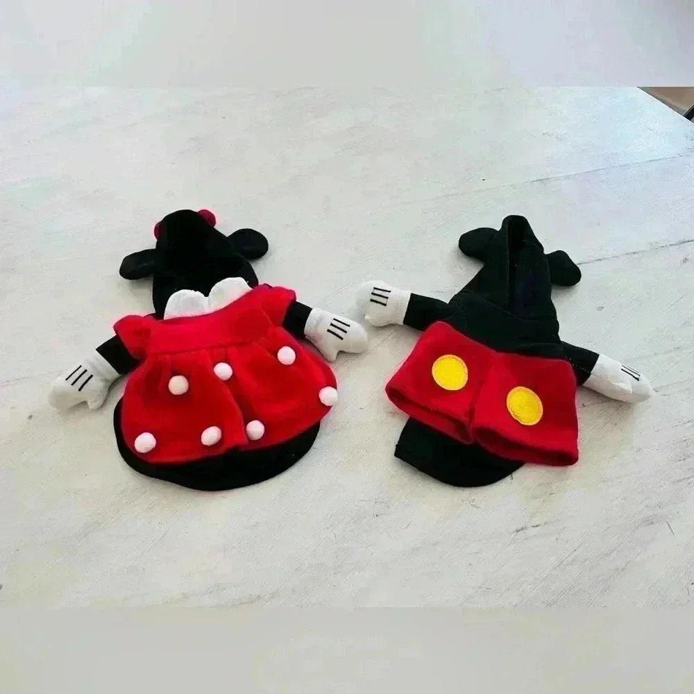 Disney Minnie and Mickey Dog Costume Size Small NWOT